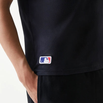 The Male model is wearing San Diego Padres MLB Regular Navy T-Shirt 5