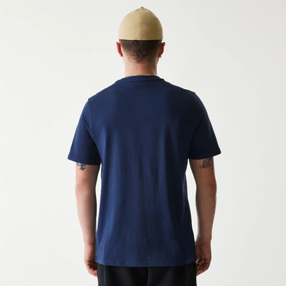 The Male model is wearing Milwaukee Brewers MLB Regular Dark Blue T-Shirt 2