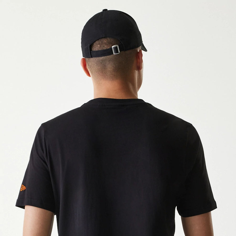 The Male model is wearing Baltimore Orioles MLB Regular Black T-Shirt 7
