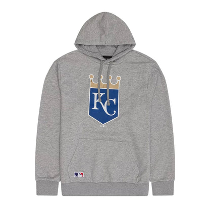 The Male model is wearing Kansas City Royals MLB Grey Pullover Hoodie 1
