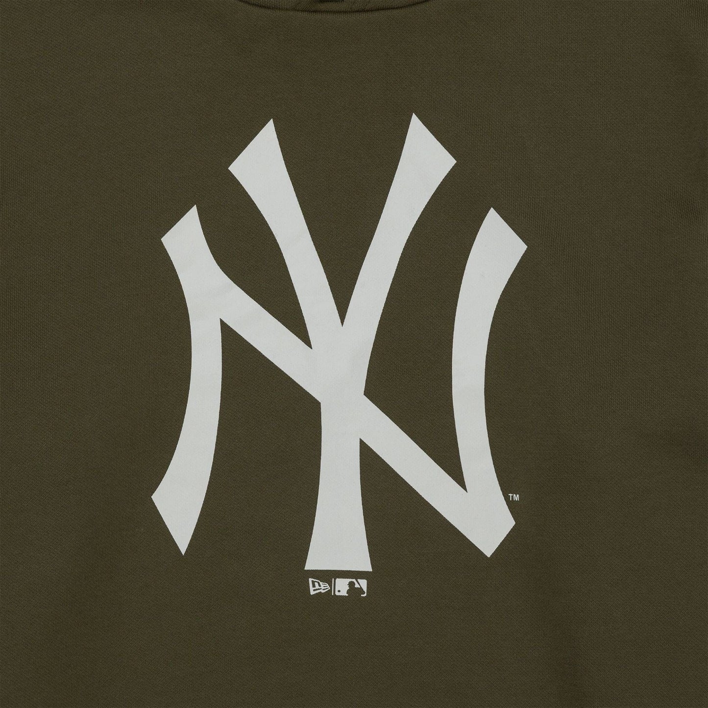 The Male model is wearing New York Yankees MLB Regular Green Pullover Hoodie 3