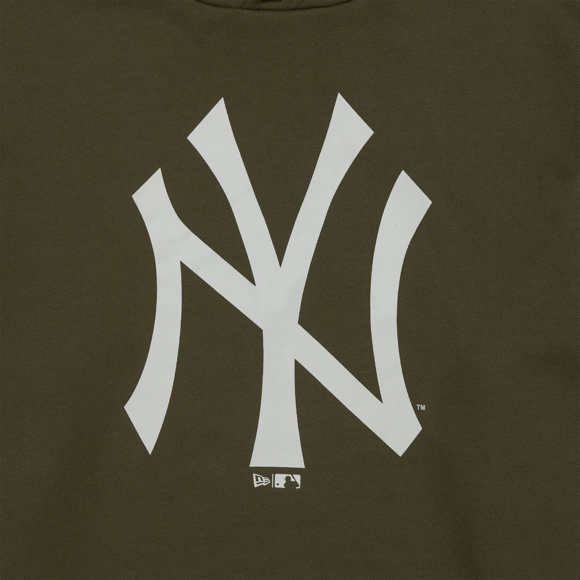 The Male model is wearing New York Yankees MLB Regular Green Pullover Hoodie 3