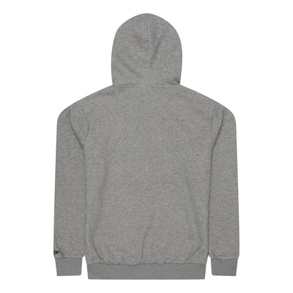 The Male model is wearing Oakland Athletics MLB Regular Grey Pullover Hoodie 2