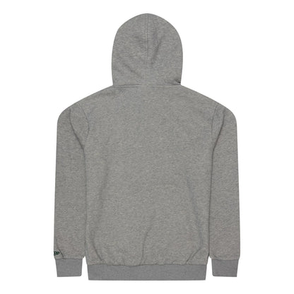 The Male model is wearing Oakland Athletics MLB Regular Grey Pullover Hoodie 2