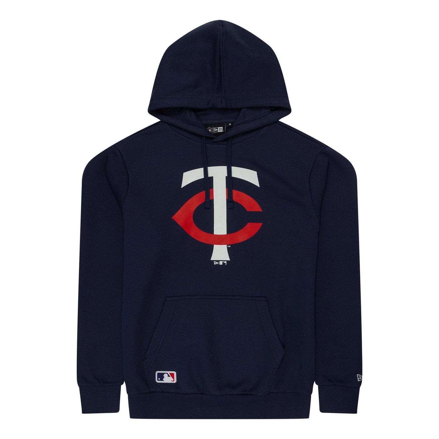 The Male model is wearing Minnesota Twins MLB Regular Dark Blue Pullover Hoodie 1