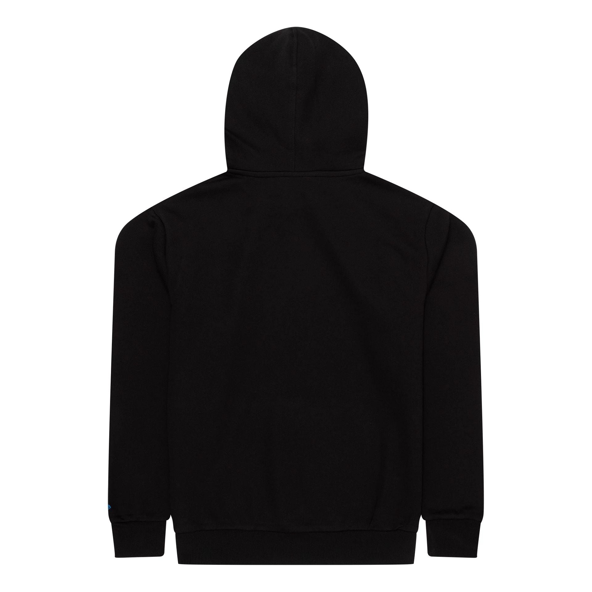 The Male model is wearing Miami Marlins MLB Regular Black Pullover Hoodie 2