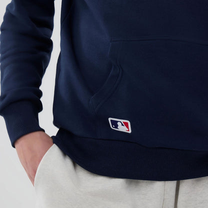 The Male model is wearing Washington Nationals MLB Dark Blue Pullover Hoodie 5