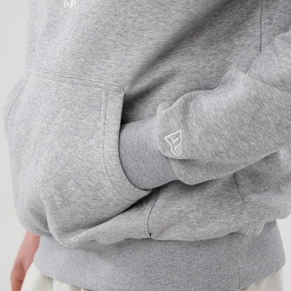 The Male model is wearing Philadelphia Phillies MLB Grey Pullover Hoodie 4