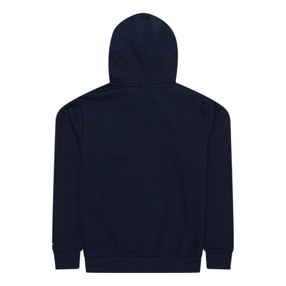 The Male model is wearing Tampa Bay Rays MLB Regular Dark Blue Pullover Hoodie 2