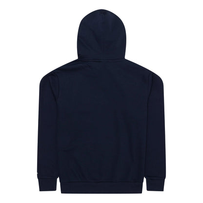 The Male model is wearing Tampa Bay Rays MLB Regular Dark Blue Pullover Hoodie 2