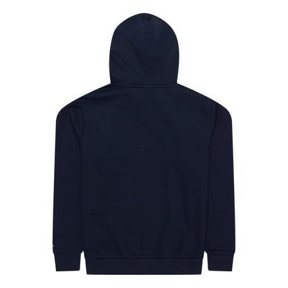 The Male model is wearing Tampa Bay Rays MLB Regular Dark Blue Pullover Hoodie 2