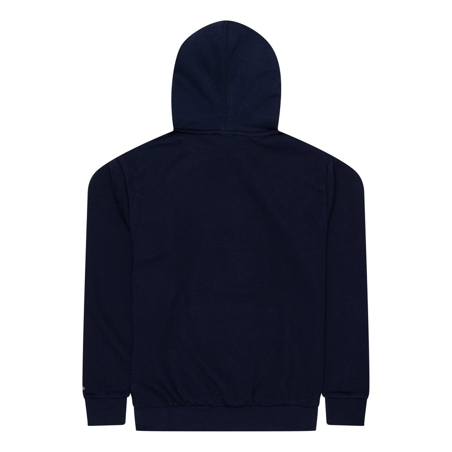 The Male model is wearing Seattle Mariners MLB Regular Dark Blue Pullover Hoodie 2