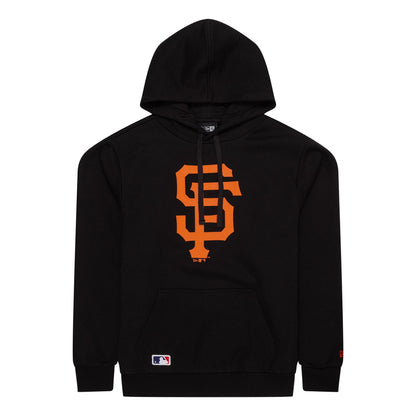 The Male model is wearing San Francisco Giants MLB Regular Black Pullover Hoodie 1