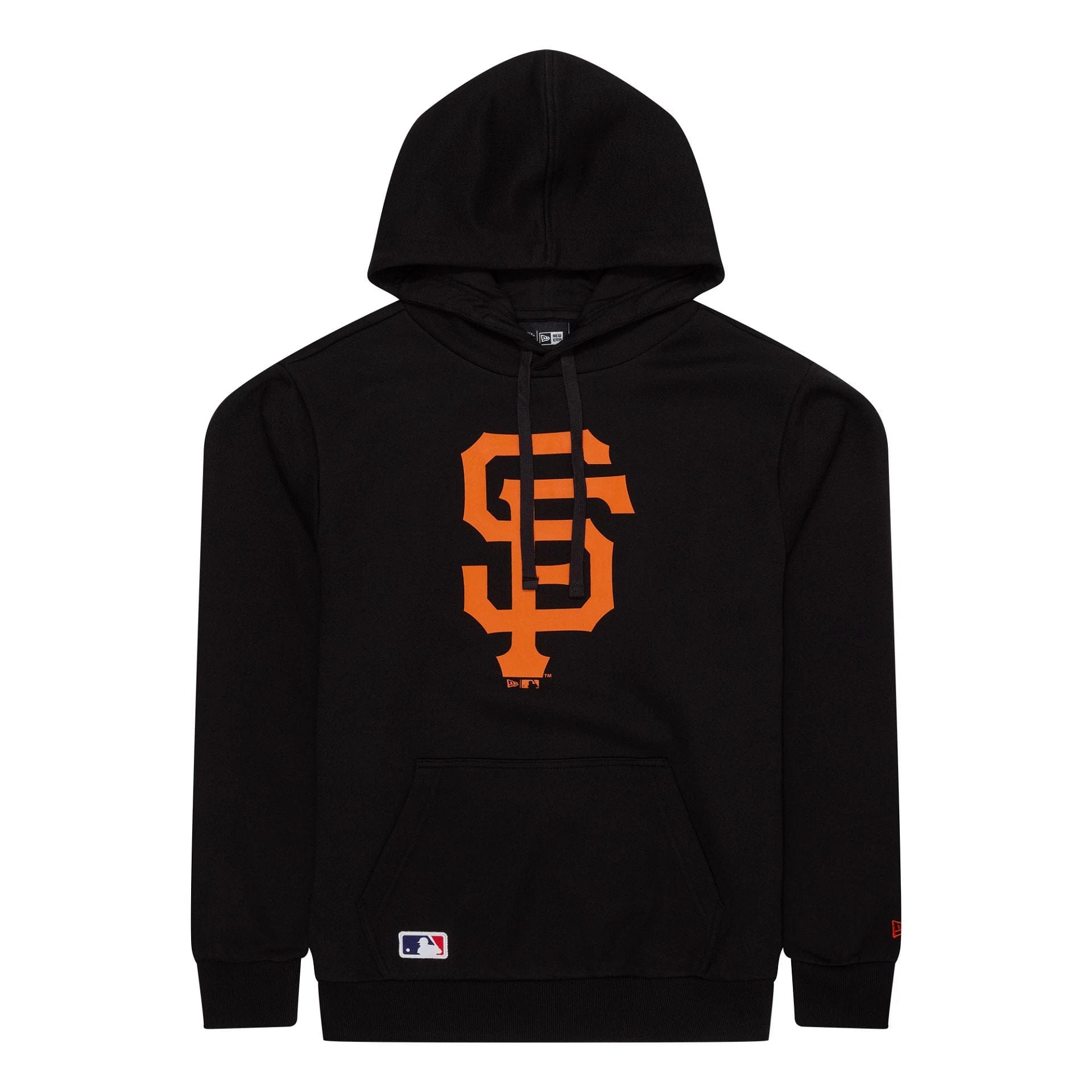 The Male model is wearing San Francisco Giants MLB Regular Black Pullover Hoodie 1