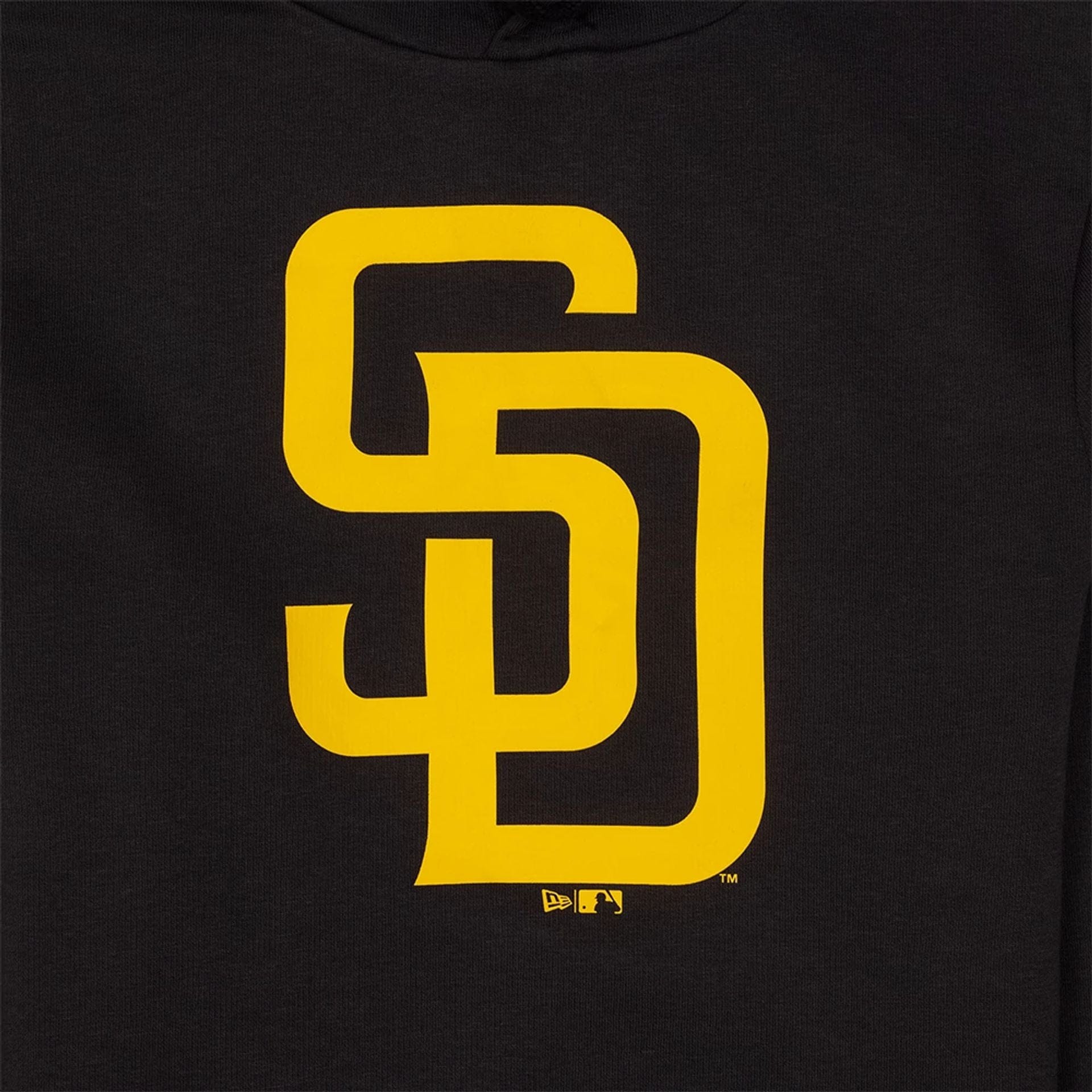 This is a San Diego Padres MLB Black Pullover Hoodie 3