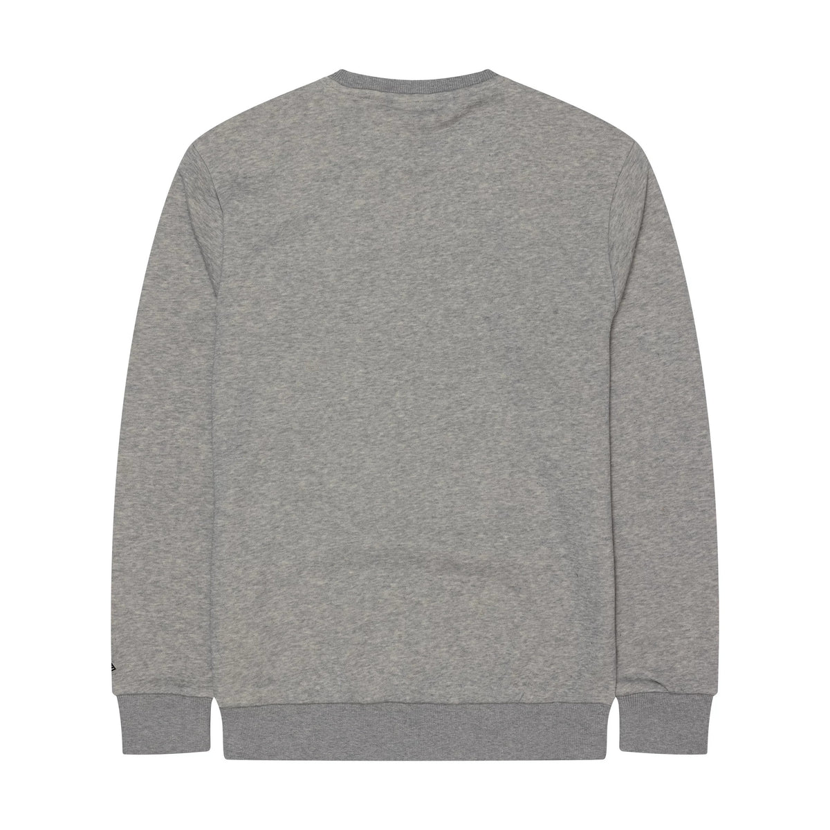 The Male model is wearing New York Yankees MLB Regular Grey Crew Neck Sweater 2