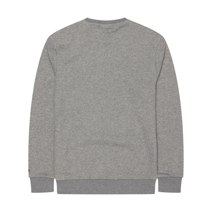 The Male model is wearing New York Yankees MLB Regular Grey Crew Neck Sweater 2
