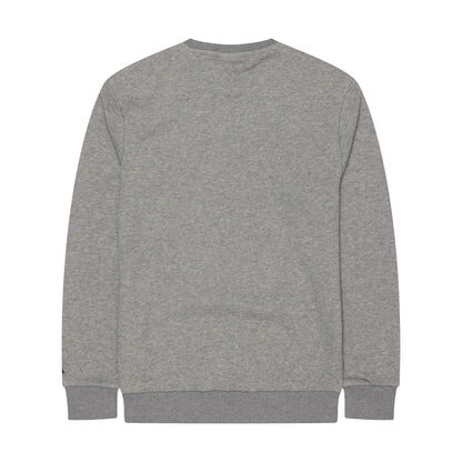 The Male model is wearing New York Yankees MLB Regular Grey Crew Neck Sweater 2
