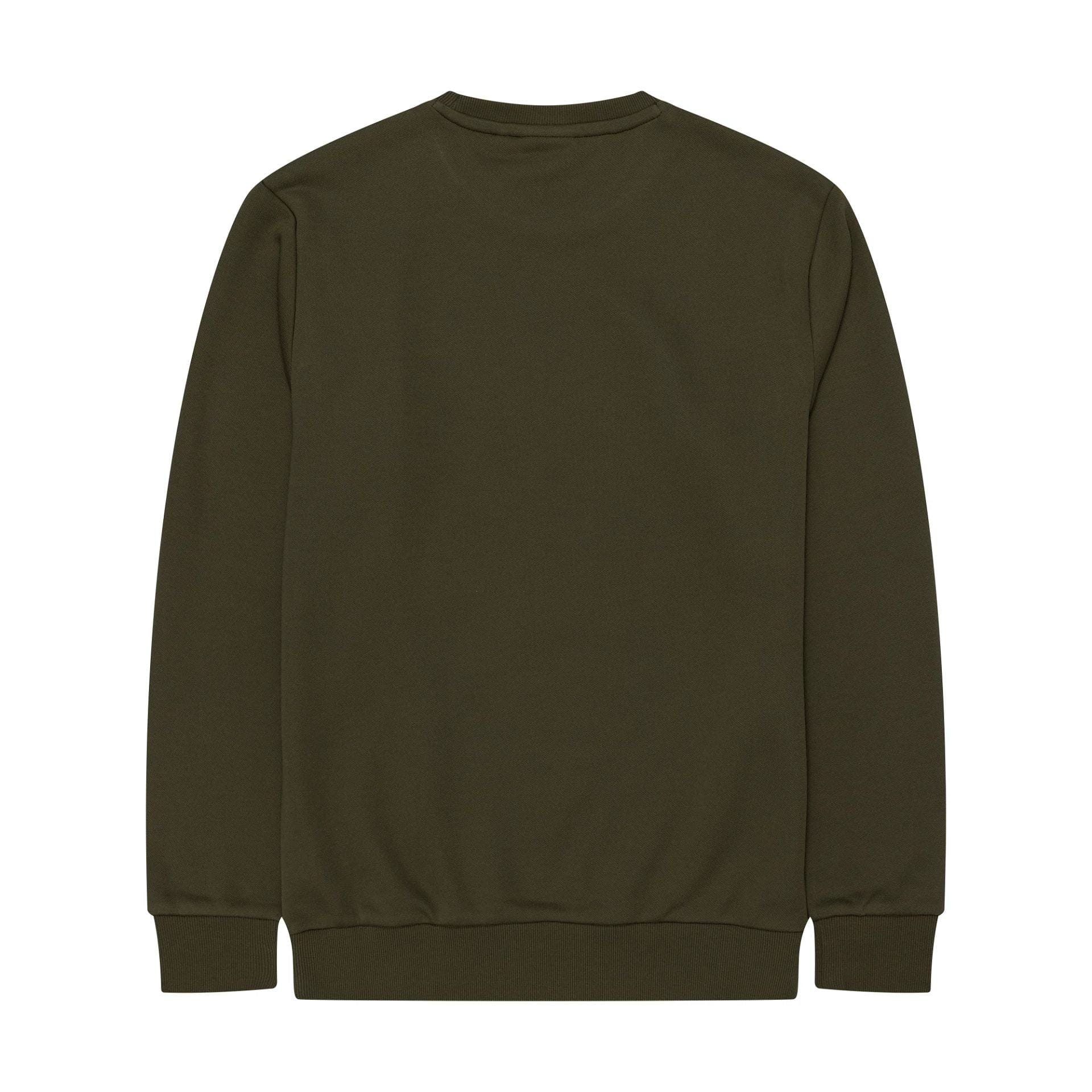 The Male model is wearing New York Yankees MLB Regular Green Crew Neck Sweater 2