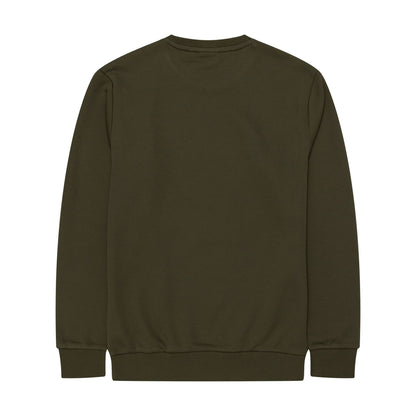 The Male model is wearing New York Yankees MLB Regular Green Crew Neck Sweater 2