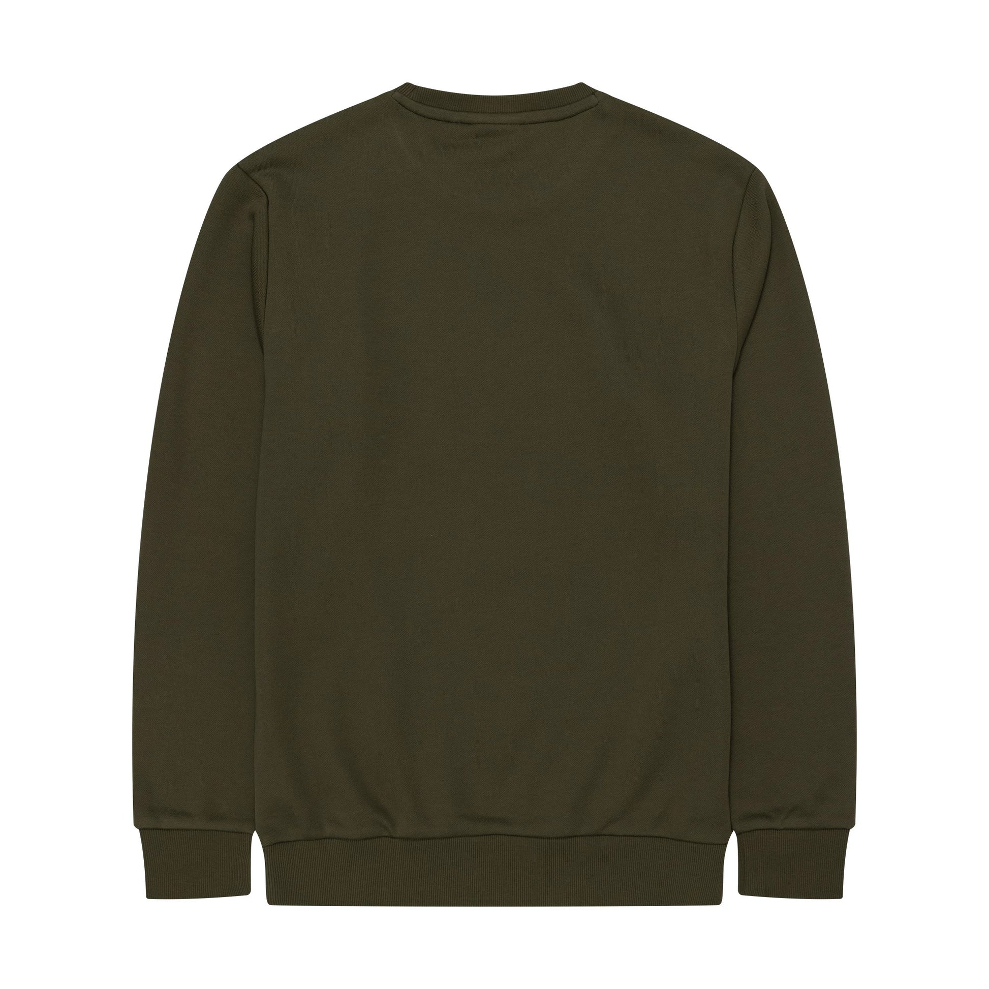 The Male model is wearing New York Yankees MLB Regular Green Crew Neck Sweater 2