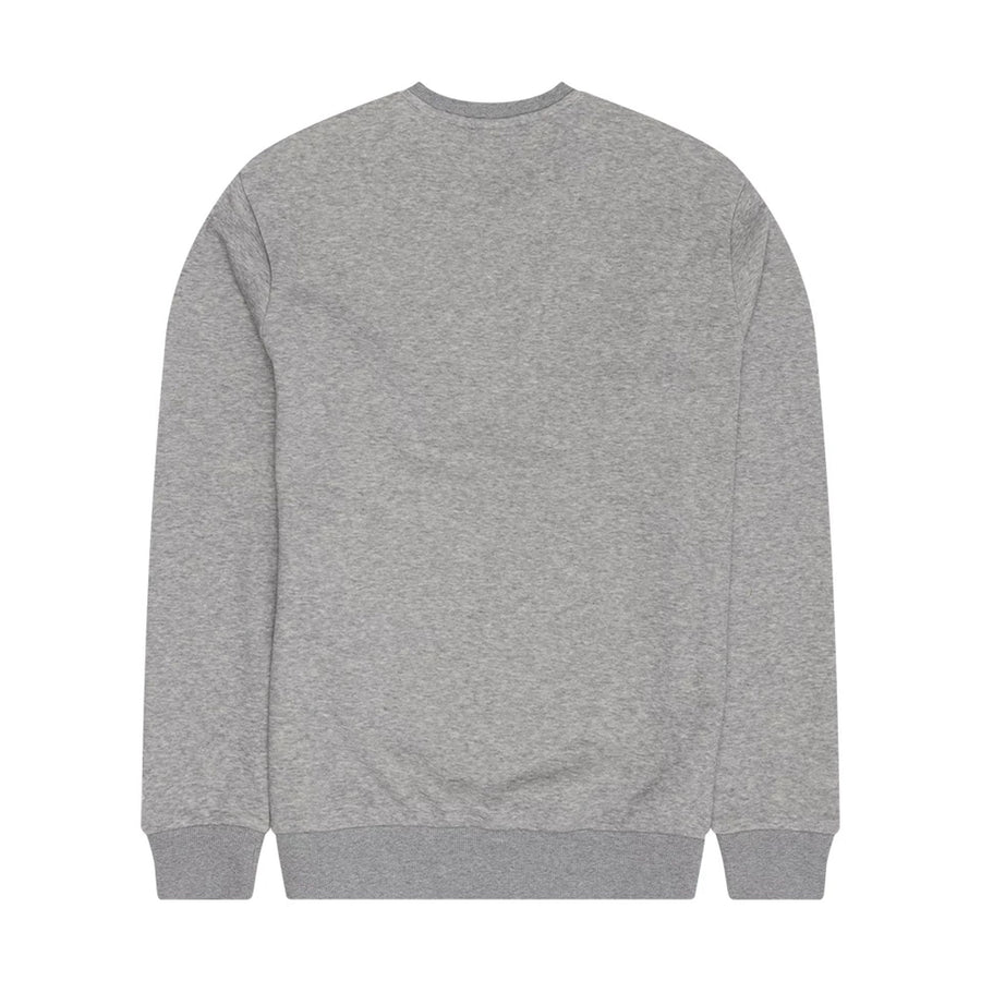 The Male model is wearing MLB Generic Logo Grey Crew Neck Sweater 2