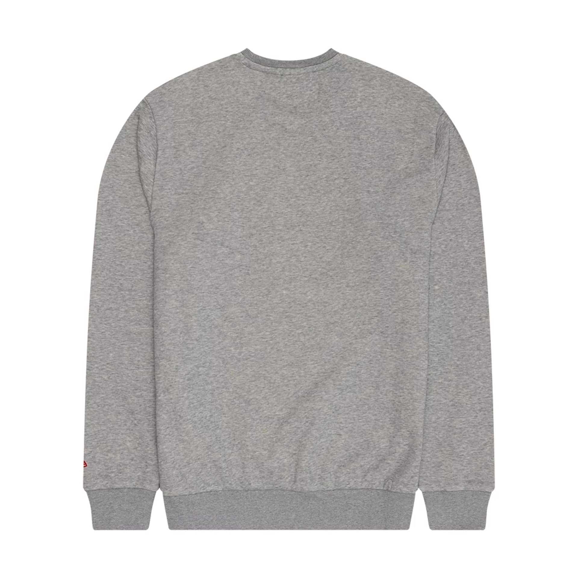 The Male model is wearing NFL Generic Logo Grey Crew Neck Sweater 2