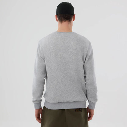 The Male model is wearing NFL Generic Logo Grey Crew Neck Sweater 2