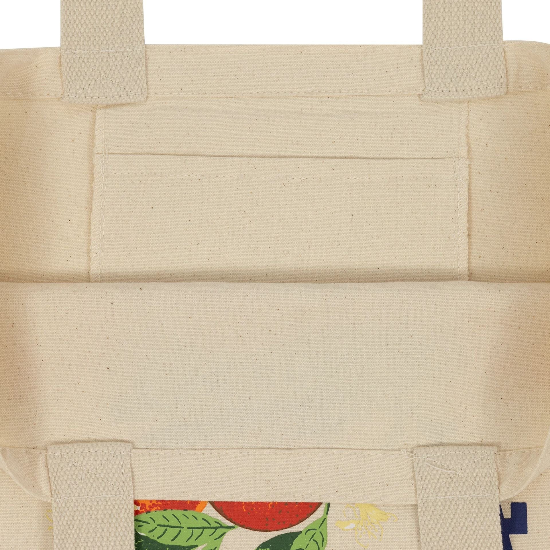 This is a LA Dodgers MLB Fruit Cream Canvas Tote Bag 4