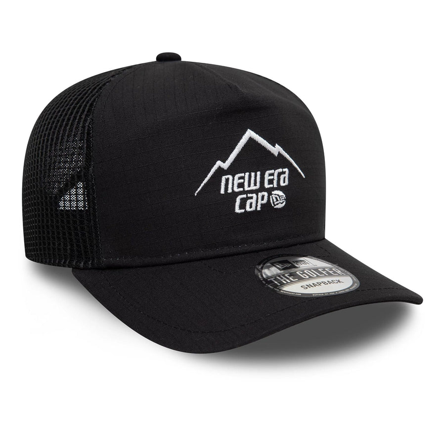 This is a New Era Outdoor Black Golfer Adjustable Cap 3