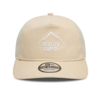 This is a New Era Outdoor Cream Golfer Adjustable Cap 2