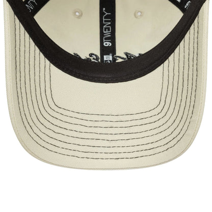 This is a New Era Contrast Stitch Cream 9TWENTY Adjustable Cap 5