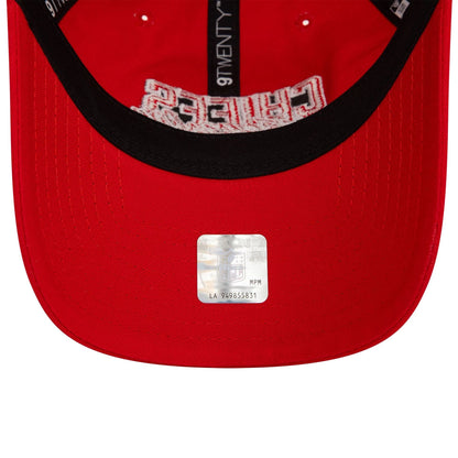 This is a Kansas City Chiefs NFL Script Red 9TWENTY Adjustable Cap 6