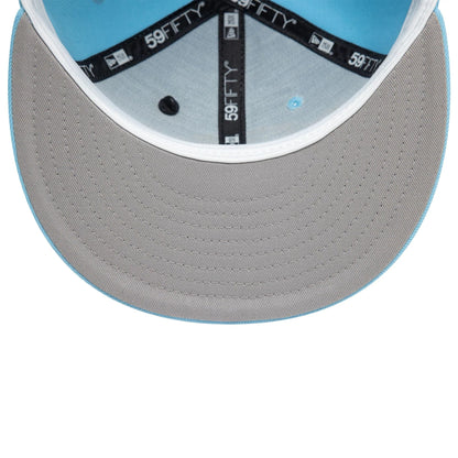 This is a New Era Graphic Pastel Blue 59FIFTY Fitted Cap 5
