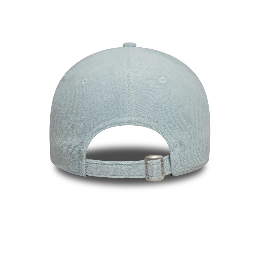 This is a LA Dodgers Womens Towelling Pastel Blue 9TWENTY Adjustable Cap 4