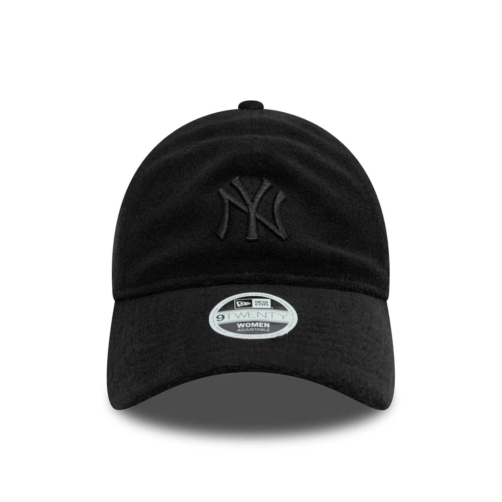 This is a New York Yankees Womens Towelling Black 9TWENTY Adjustable Cap 2