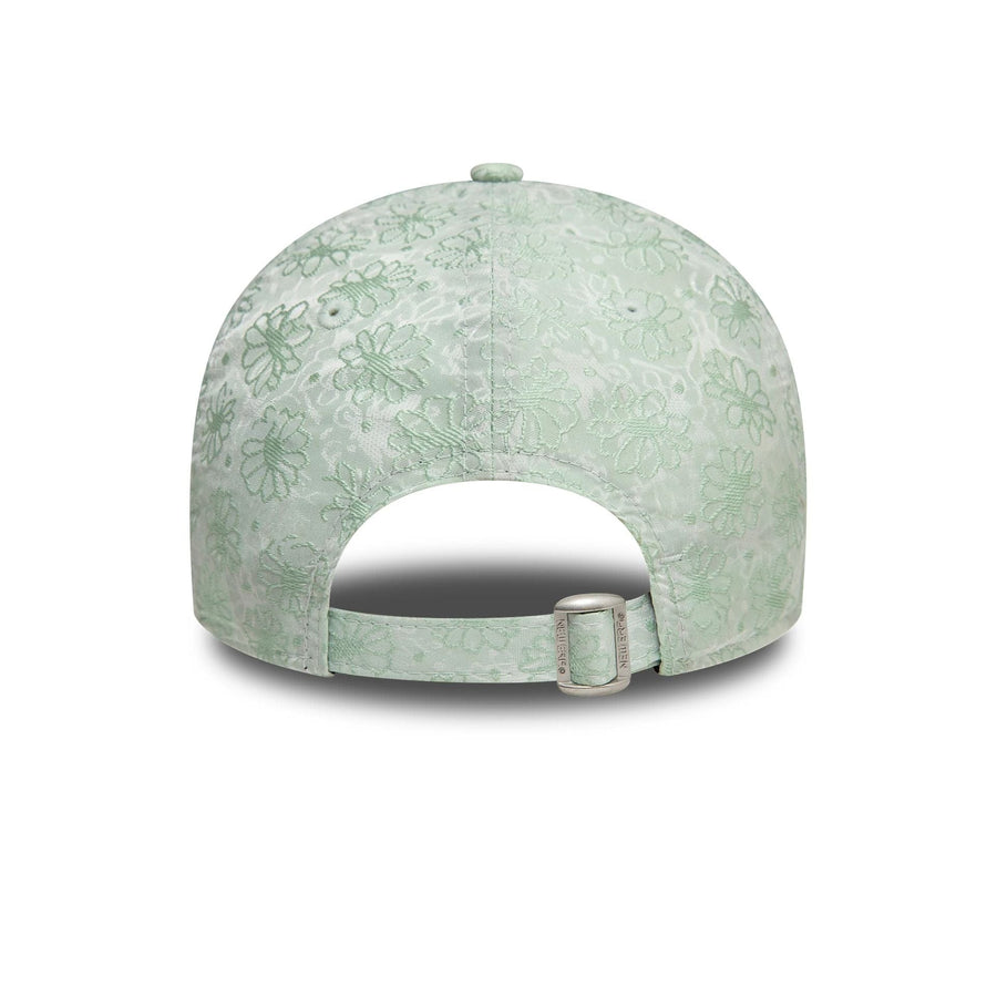 This is a New York Yankees Womens Floral Pastel Green 9TWENTY Adjustable Cap 4