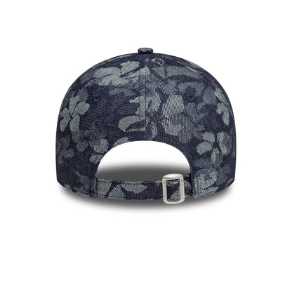 This is a New York Yankees Womens Floral Denim Blue 9TWENTY Adjustable Cap 4