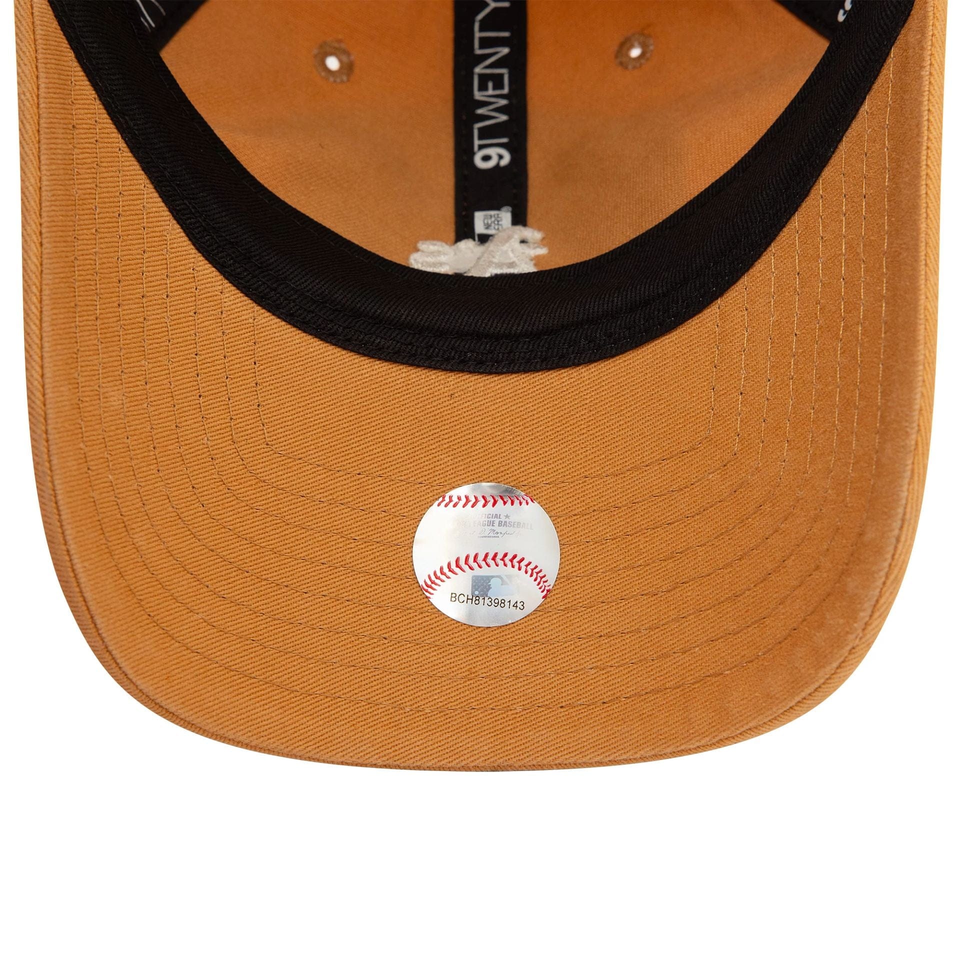 This is a Oakland Athletics Mini Washed Dark Beige 9TWENTY Adjustable Cap 5