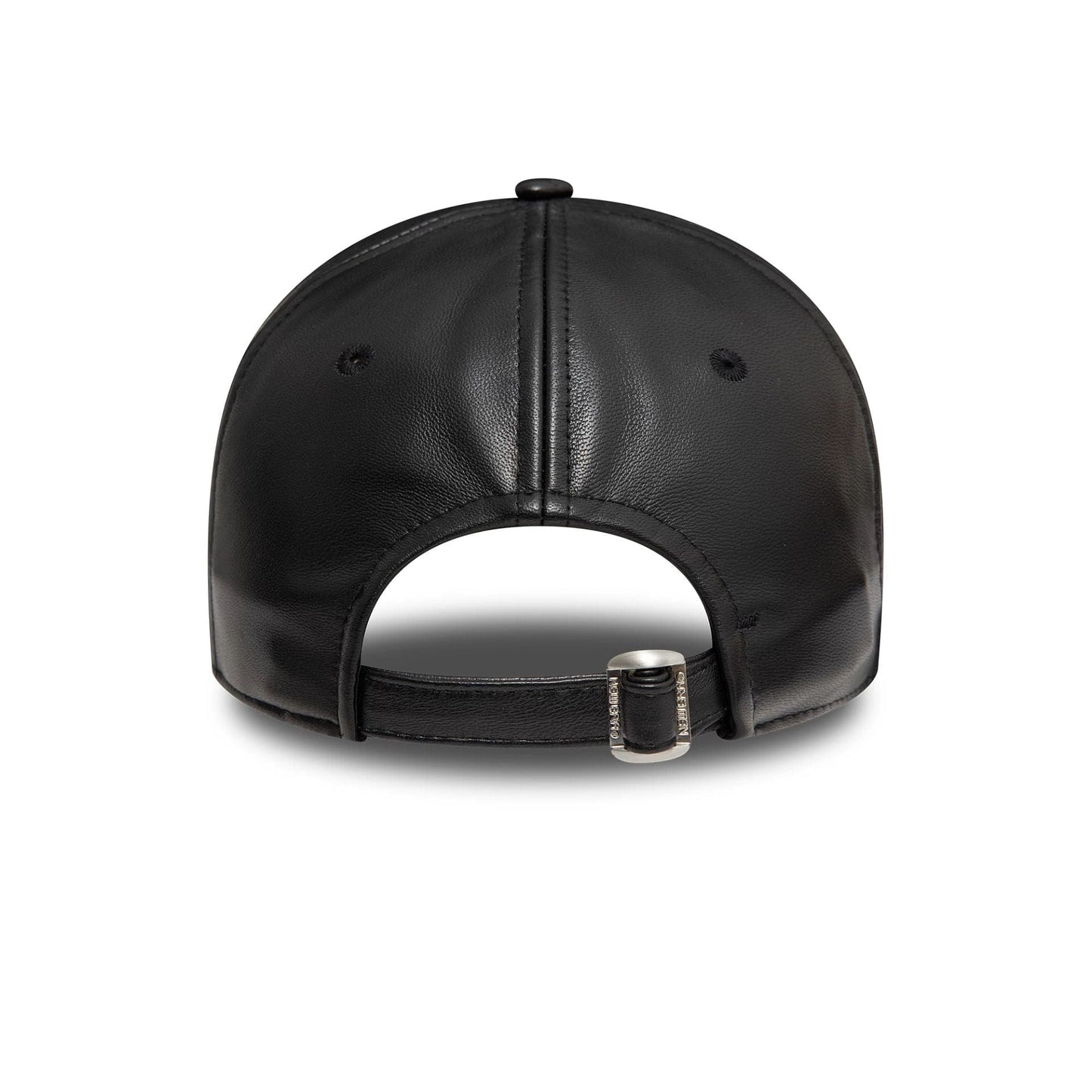 This is a New Era Image Leather Black 9TWENTY Adjustable Cap 5