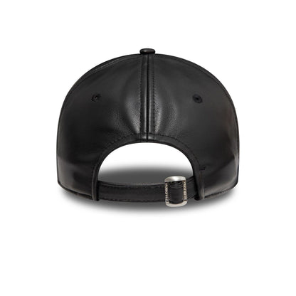 This is a New Era Image Leather Black 9TWENTY Adjustable Cap 5