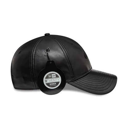 This is a New Era Image Leather Black 9TWENTY Adjustable Cap 4