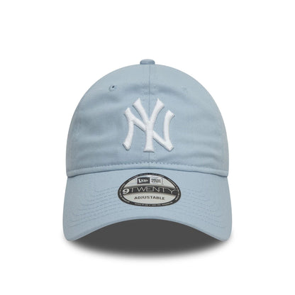 This is a New York Yankees League Essential Pastel Blue 9TWENTY Adjustable Cap 2