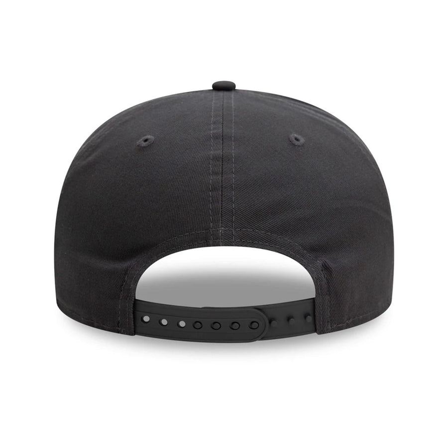 This is a Recycled New Era Toucan Dark Grey Golfer Adjustable Cap 4