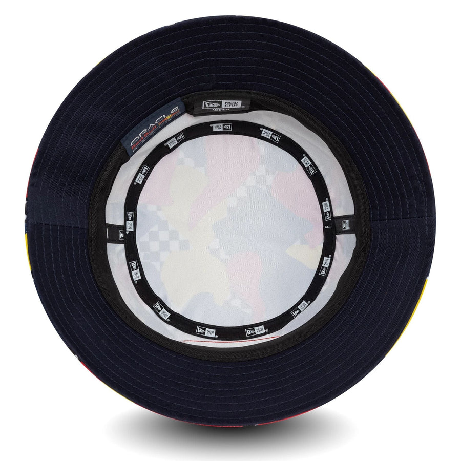 This is a Red Bull Racing Abstract Dark Blue Bucket Hat 5