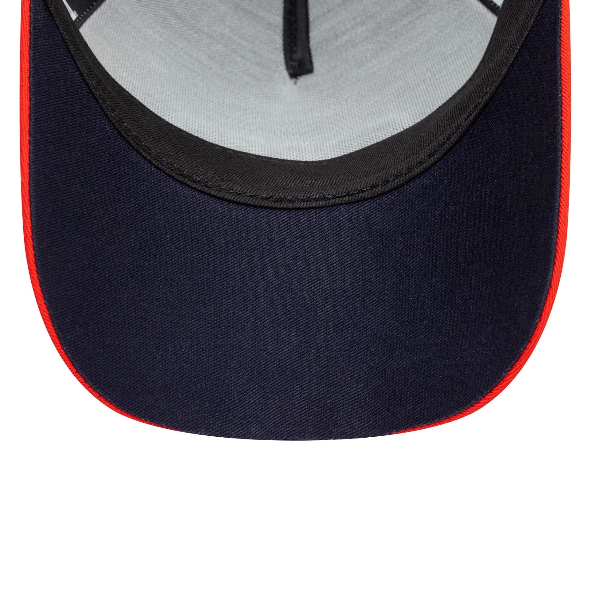 This is a Red Bull Racing Retro Dark Blue 9FORTY A-Frame Trucker Adjustable Cap 5