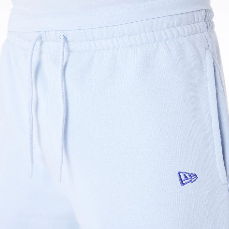The Male model is wearing Detroit Tigers MLB League Essential Pastel Blue Shorts 4