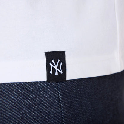 The Male model is wearing New York Yankees MLB Fruit Open White T-Shirt 7