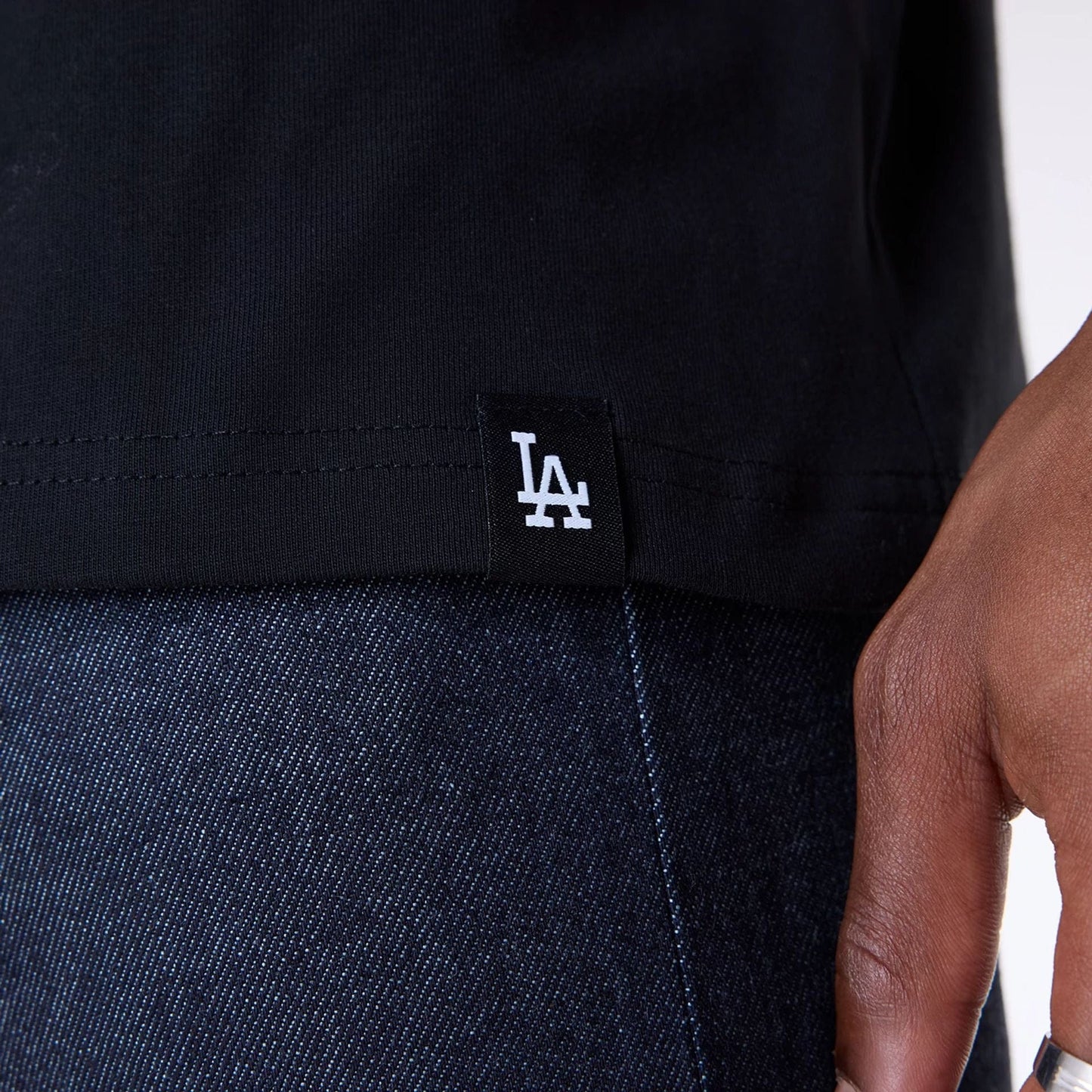 The Male model is wearing LA Dodgers MLB Fruit Black T-Shirt 5