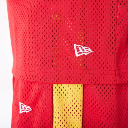 The Male model is wearing Kansas City Chiefs NFL Mesh Red T-Shirt 3